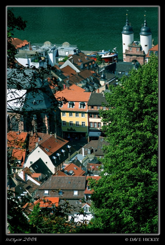 More Europe04 Heidelberg, viewed from Heidelberger Schloss